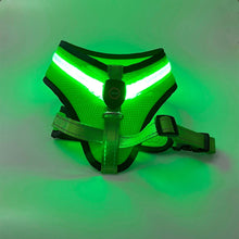 Load image into Gallery viewer, LED Luminous Dog Harness Led USB Charging Dog Chest Strap Vest Pet Safety Reflective Harness Pet Vest For Puppy Large Dog Pet Products