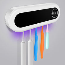 Load image into Gallery viewer, Wall Mounted Toothbrush Holder Smart Toothbrush UV Sterilizer Holder Toothpaste Dispenser Squeezer For Bathroom Accessories