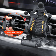 Load image into Gallery viewer, Racing Seat Shape Car Phone Holder Auto Air Vent Mobile Phone Clip 360 Degree Rotatable Car Cellphone Rack For Car Interior