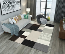 Load image into Gallery viewer, Geometric Coffee Table Cloakroom Carpet – Modern Decorative Area Rug for Home and Office