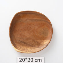 Load image into Gallery viewer, Elegant Acacia Wooden Tray – Versatile Serving and Decorative Tray for Home and Kitchen