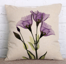 Load image into Gallery viewer, Linen Floral Pillowcase – Soft Waist Pillow for Elegant Home Furnishing