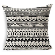 Load image into Gallery viewer, Elegant Black and White Throw Pillowcase – Modern Decorative Pillow Cover for Stylish Home Décor