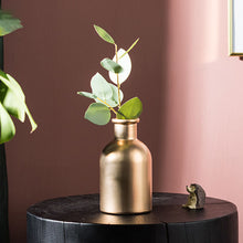 Load image into Gallery viewer, Elegant Golden Glass Vase – Stylish and Modern Decorative Vase for Home and Events