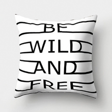 Load image into Gallery viewer, Simple Black And White Throw Pillow Cover
