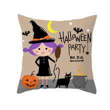 Load image into Gallery viewer, Spooky Halloween Pillowcase – Festive Decorative Pillow Cover for Halloween Décor