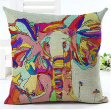 Load image into Gallery viewer, Elephant Series Throw Pillow Covers – Charming and Vibrant Decorative Pillow Covers for Home Décor