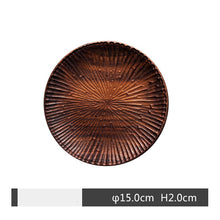 Load image into Gallery viewer, Black Walnut Round Breakfast Tray – Elegant and Durable Serving Tray for Home and Kitchen