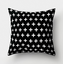 Load image into Gallery viewer, Simple Black And White Throw Pillow Cover