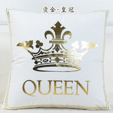Load image into Gallery viewer, Luxurious Golden Decor Pillow Covers – Elegant and Stylish Throw Pillow Cases for Home Décor