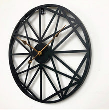 Load image into Gallery viewer, Elegant Iron Bar Wall Clock – Modern Industrial Design for Home and Office Décor