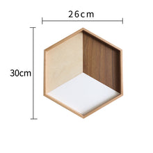 Load image into Gallery viewer, Hexagon Wooden Tray – Stylish and Versatile Decorative Tray for Home and Kitchen