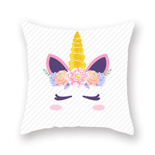 Load image into Gallery viewer, Unicorn Cushion Pillow Cover