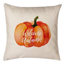 Load image into Gallery viewer, Thanksgiving Themed Pumpkin Pillow Cushion