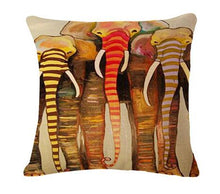 Load image into Gallery viewer, Elephant Series Throw Pillow Covers – Charming and Vibrant Decorative Pillow Covers for Home Décor