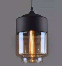 Load image into Gallery viewer, Industrial Glass Chandelier – Elegant and Modern Lighting Fixture for Home and Office