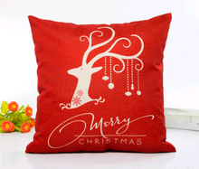 Load image into Gallery viewer, Merry Christmas Throw Pillow Covers – Festive Decorative Pillowcases for Holiday Home Décor
