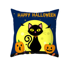 Load image into Gallery viewer, Spooky Halloween Pillowcase – Festive Decorative Pillow Cover for Halloween Décor