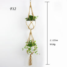 Load image into Gallery viewer, Elegant Net Hanging Plant Basket – Stylish and Durable Hanging Planter for Indoor and Outdoor Use