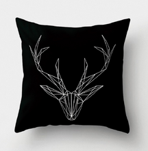 Load image into Gallery viewer, Simple Black And White Throw Pillow Cover