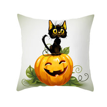 Load image into Gallery viewer, Spooky Halloween Pillowcase – Festive Decorative Pillow Cover for Halloween Décor