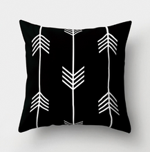 Load image into Gallery viewer, Simple Black And White Throw Pillow Cover