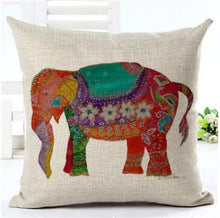 Load image into Gallery viewer, Elephant Series Throw Pillow Covers – Charming and Vibrant Decorative Pillow Covers for Home Décor
