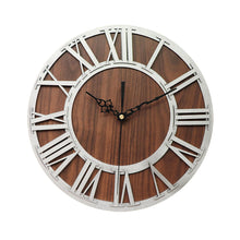 Load image into Gallery viewer, Vintage Wooden Roman Wall Clock