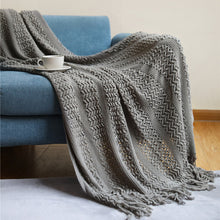 Load image into Gallery viewer, Nordic Knitted Homestay Sofa Blanket