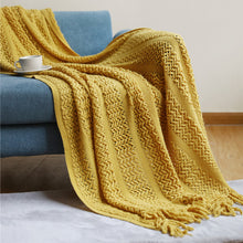 Load image into Gallery viewer, Nordic Knitted Homestay Sofa Blanket