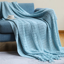 Load image into Gallery viewer, Nordic Knitted Homestay Sofa Blanket