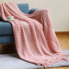 Load image into Gallery viewer, Nordic Knitted Homestay Sofa Blanket