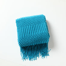 Load image into Gallery viewer, Sofa Tassel Shawl Throw Blanket