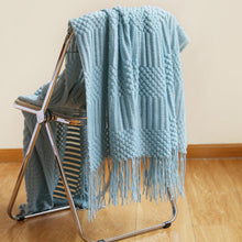 Load image into Gallery viewer, Sofa Tassel Shawl Throw Blanket