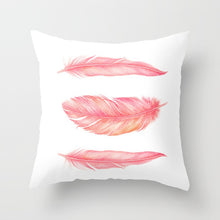 Load image into Gallery viewer, Peacock Feather Peach Skin Pillowcase