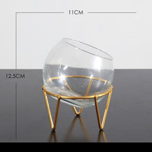 Load image into Gallery viewer, Elegant Fishbowl Transparent Vase – Modern Decorative Centerpiece for Home and Events