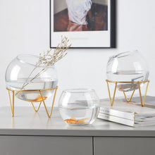 Load image into Gallery viewer, Elegant Fishbowl Transparent Vase – Modern Decorative Centerpiece for Home and Events