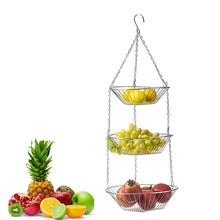 Load image into Gallery viewer, Foldable Storage Fruit and Vegetable Hanging Bowl – Space-Saving, Versatile Kitchen Organizer