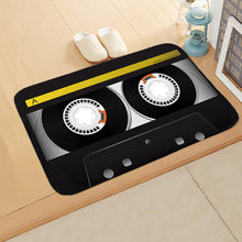 Load image into Gallery viewer, Retro Cassette Tape Non-Slip Floor Mat – Stylish and Durable Vintage Rug for Home and Office