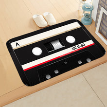 Load image into Gallery viewer, Retro Cassette Tape Non-Slip Floor Mat – Stylish and Durable Vintage Rug for Home and Office