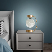Load image into Gallery viewer, Magnetic Levitation Moon Lamp – Floating 3D LED Moon Light with Wireless Charging