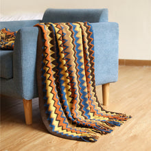 Load image into Gallery viewer, Bohemian Sofa Cross Border Knitted Blanket – Cozy and Stylish Boho Throw for Home Décor