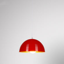 Load image into Gallery viewer, Modern Simple Threaded Semicircle Pot Lid Chandelier – Elegant and Contemporary Ceiling Light Fixture