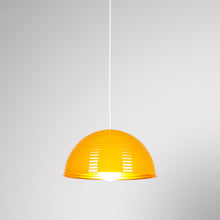 Load image into Gallery viewer, Modern Simple Threaded Semicircle Pot Lid Chandelier – Elegant and Contemporary Ceiling Light Fixture