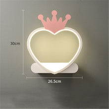 Load image into Gallery viewer, Simple And Modern Led Bedroom Crown Shelf Chandelier