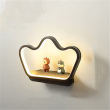 Load image into Gallery viewer, Simple And Modern Led Bedroom Crown Shelf Chandelier