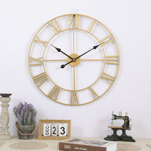Load image into Gallery viewer, Wrought Iron Digital Wall Clock
