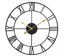 Load image into Gallery viewer, Wrought Iron Digital Wall Clock