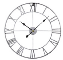 Load image into Gallery viewer, Wrought Iron Digital Wall Clock