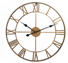 Load image into Gallery viewer, Wrought Iron Digital Wall Clock